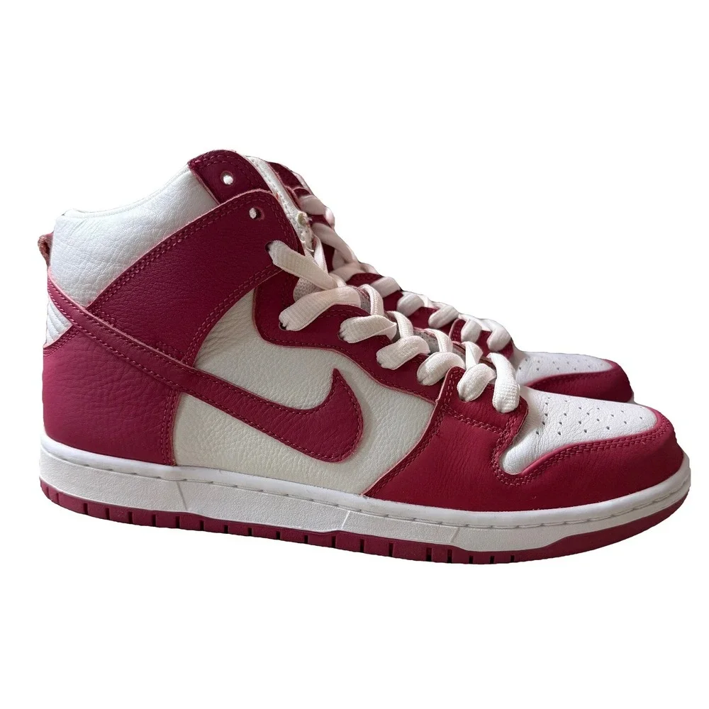 Nike SB Dunk High Pro ISO Sweet Beet White |  DQ4485-600 Men's Size 10.5